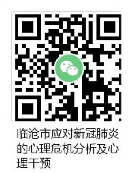 二维码 心理危机分析及心理干预