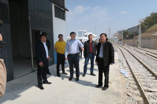 调研云县滇西南铁路“一带一路”物流园区