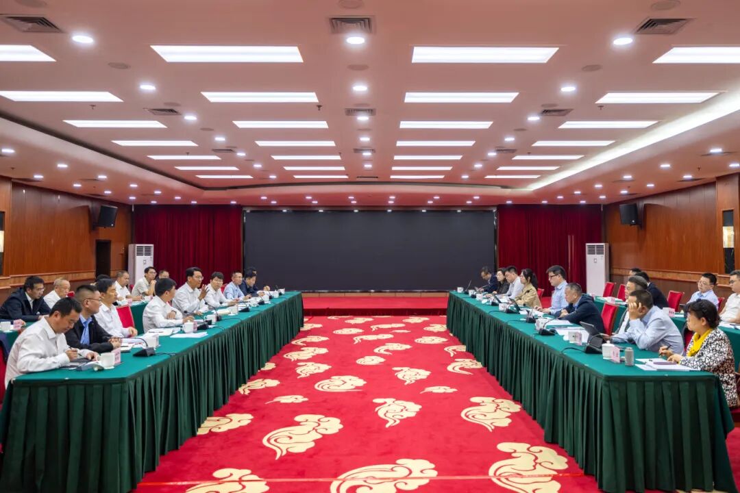 临沧市与绿色甲醇航煤项目联合考察组座谈