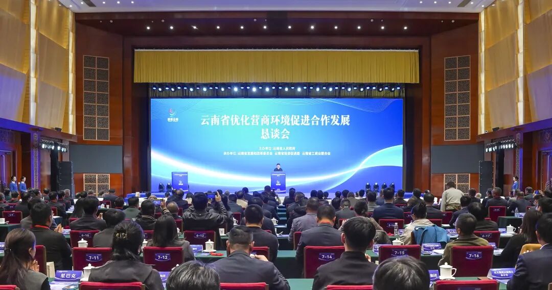 云南省召开优化营商环境促进合作发展恳谈会
